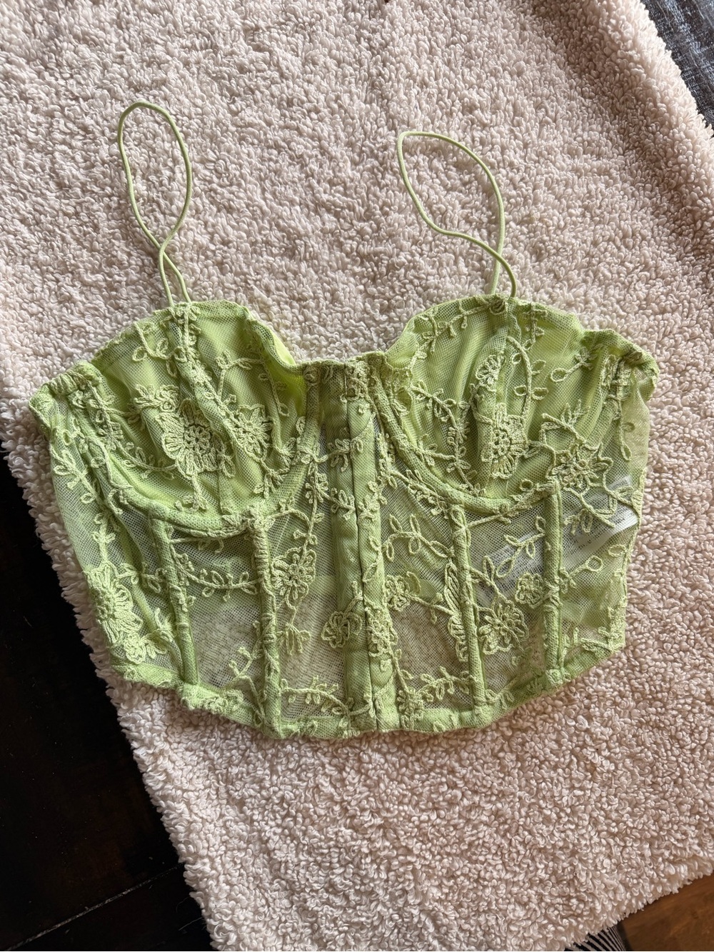 Zara corset top